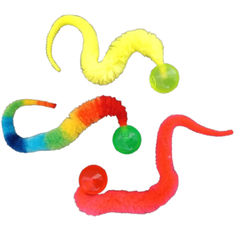 Kit 3 bolinhas pula pula com lagarta maluca para g