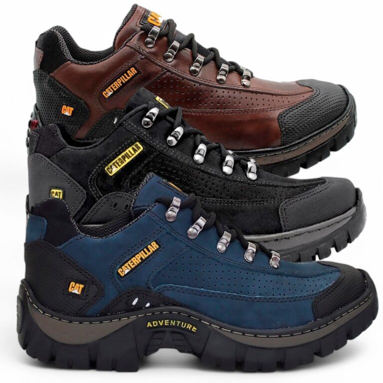 Bota Tênis Caterpillar em Couro Legitimo Original