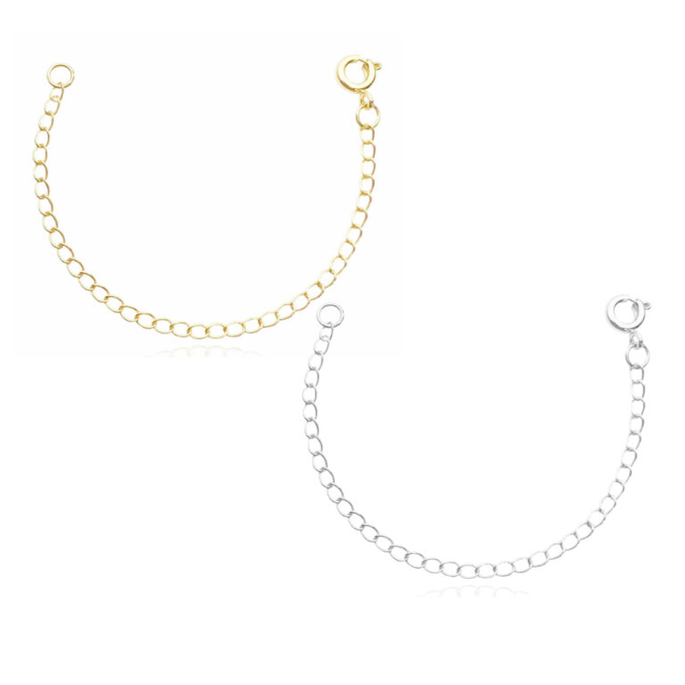 Extensor Alongador de Colar e Pulseira Banhado a O