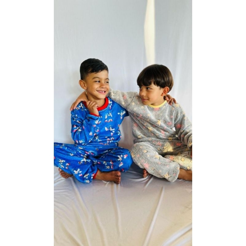 Pijama Infantil Ultrasoft Fleece  Super Quentinho e Aconchegante