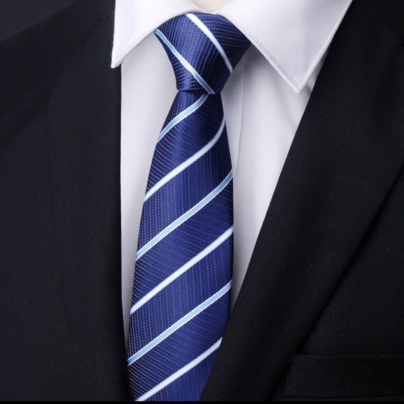 Kit 3 peças de Gravata Adulto com Nó Pronto Regulavel Masculina- Elegância Clássica para Ocasiões Es