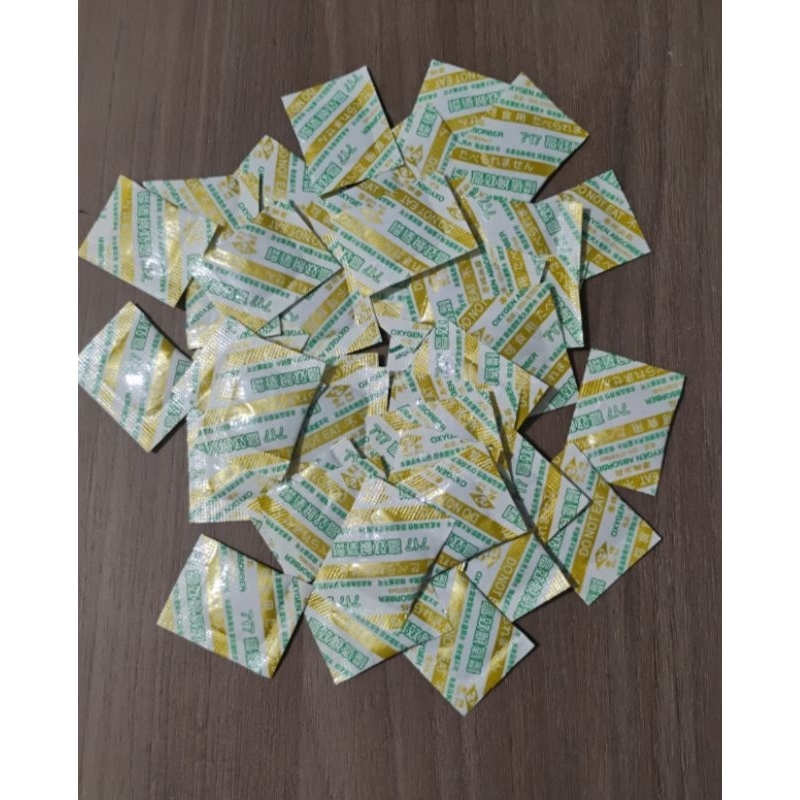 ABSORVEDOR DE OXIGÊNIO PARA ALIMENTOS 300CC 20 unidades