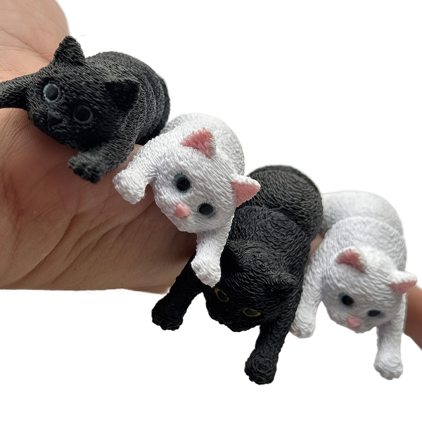 Chaveiro Gatinho Articulado Fidget Toy Flexível S