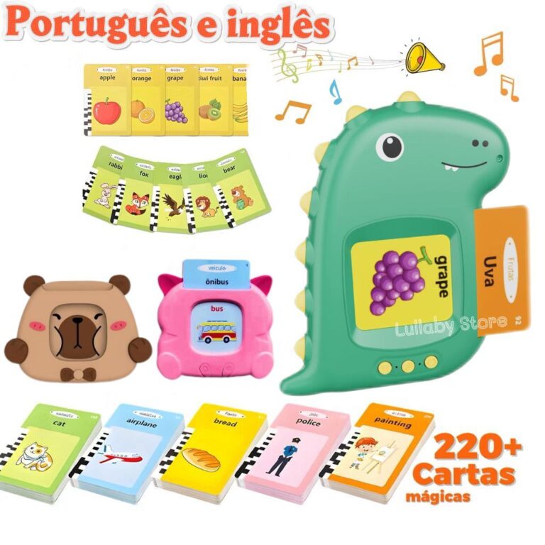 Brinquedo Pronúncia Portátil Máquina De Cartõe