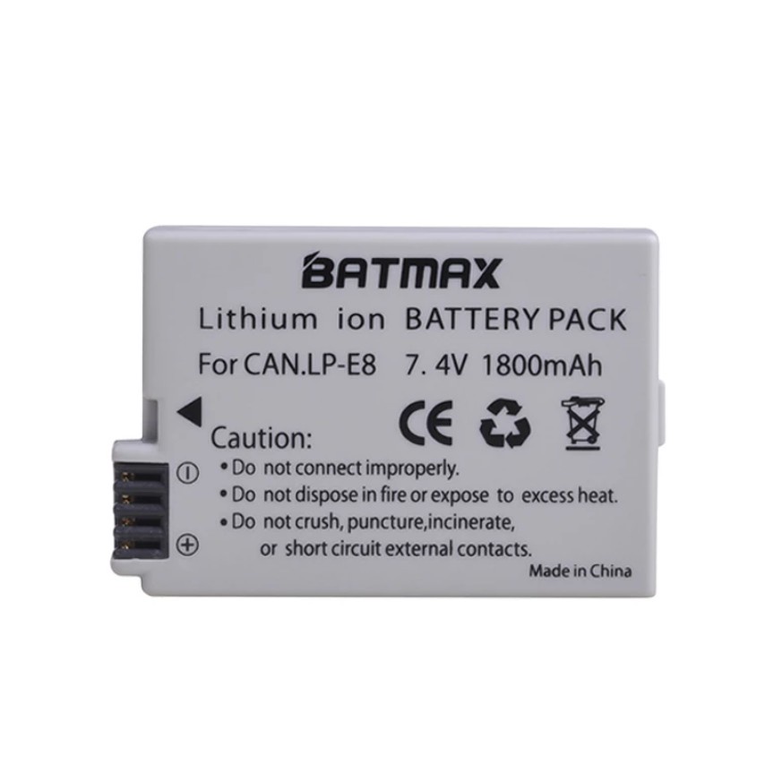 Bateria Batmax Lp-e8 Para Canon Eos Rebel T2i T3i T4i T5i