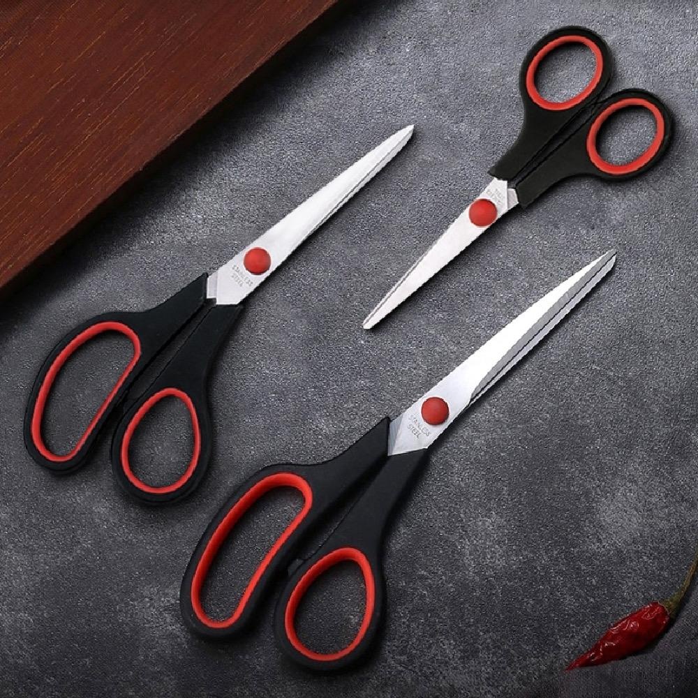 Kit 3 Tesouras Em Aço Inox Corte Costura Artesanato Domestico e profissional 5 7 7,5