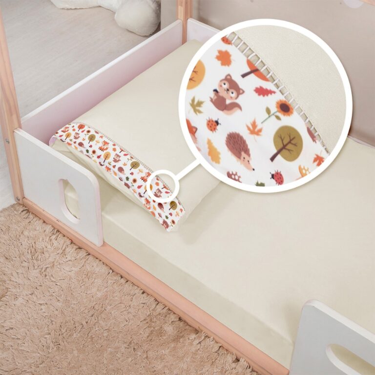 Jogo de Lençol Cama Montessoriana 2 peças Fronha