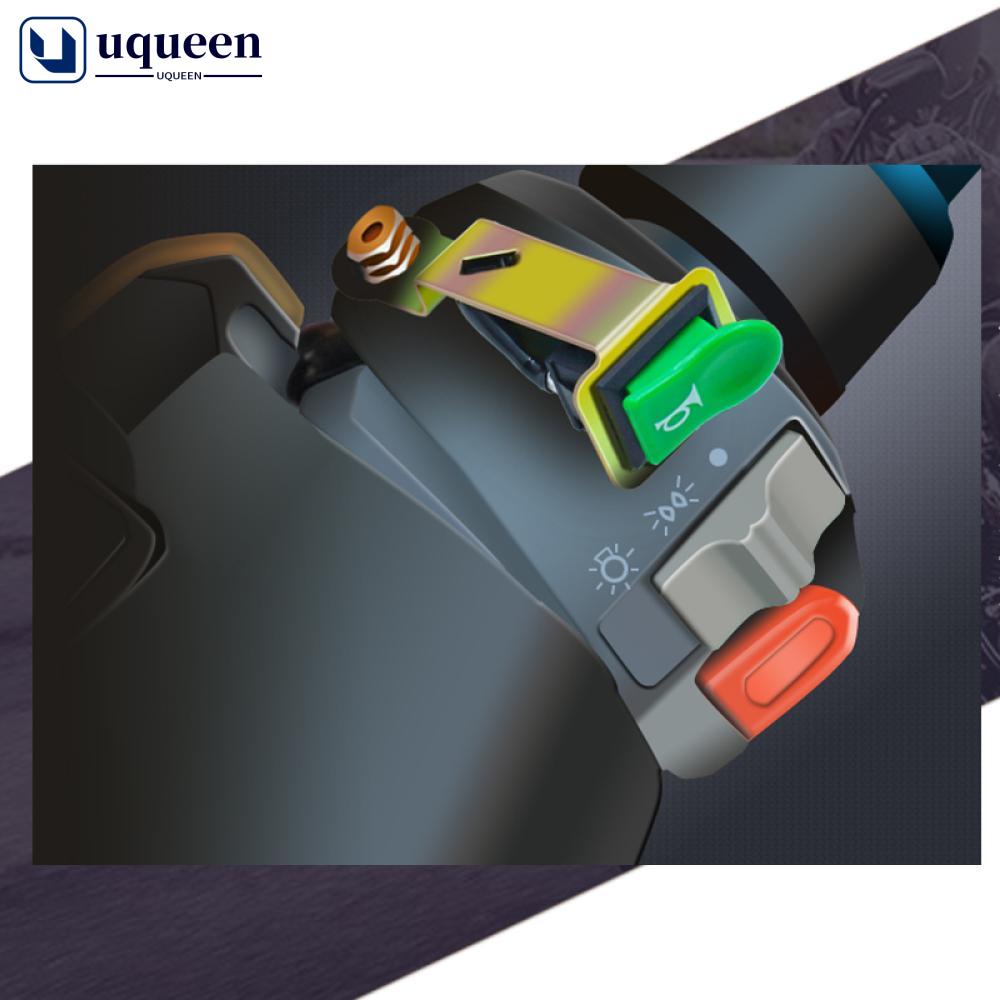 UQ Universal Motocicleta Botão De Interruptor De Controle De Sinal De Buzina Para ATV UTV Dirt Bike