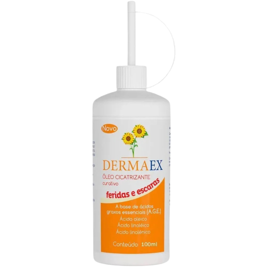 Óleo de girassol Cicatrizante Curativo Dermaex 100ml – Nutriex