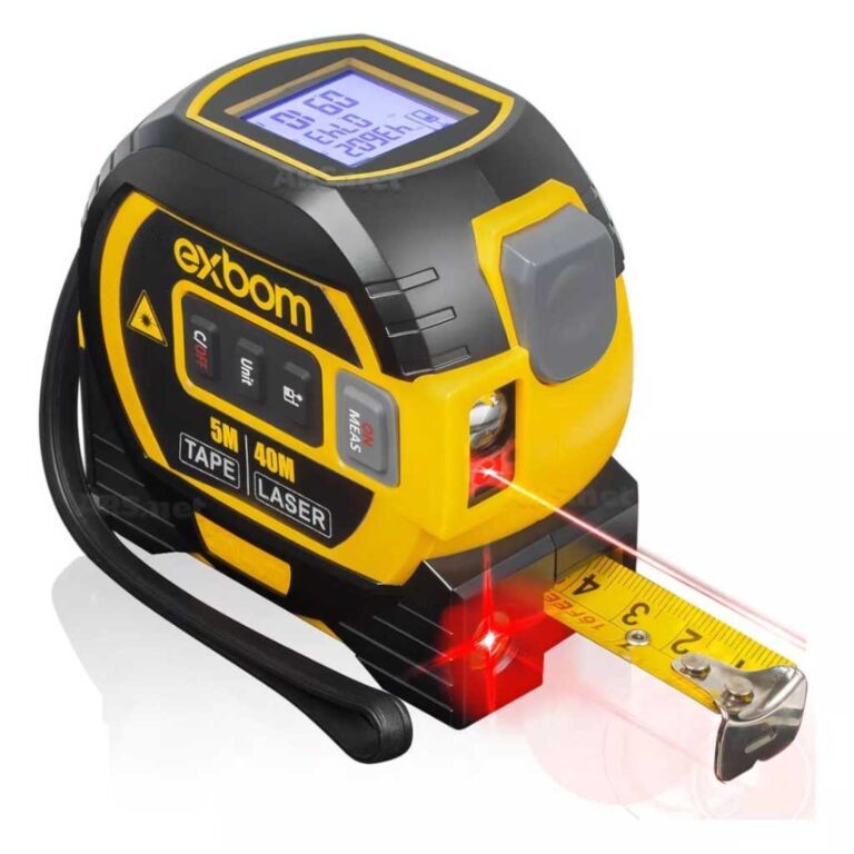 Nível A Laser Com Trena Digital E Fita Métrica C