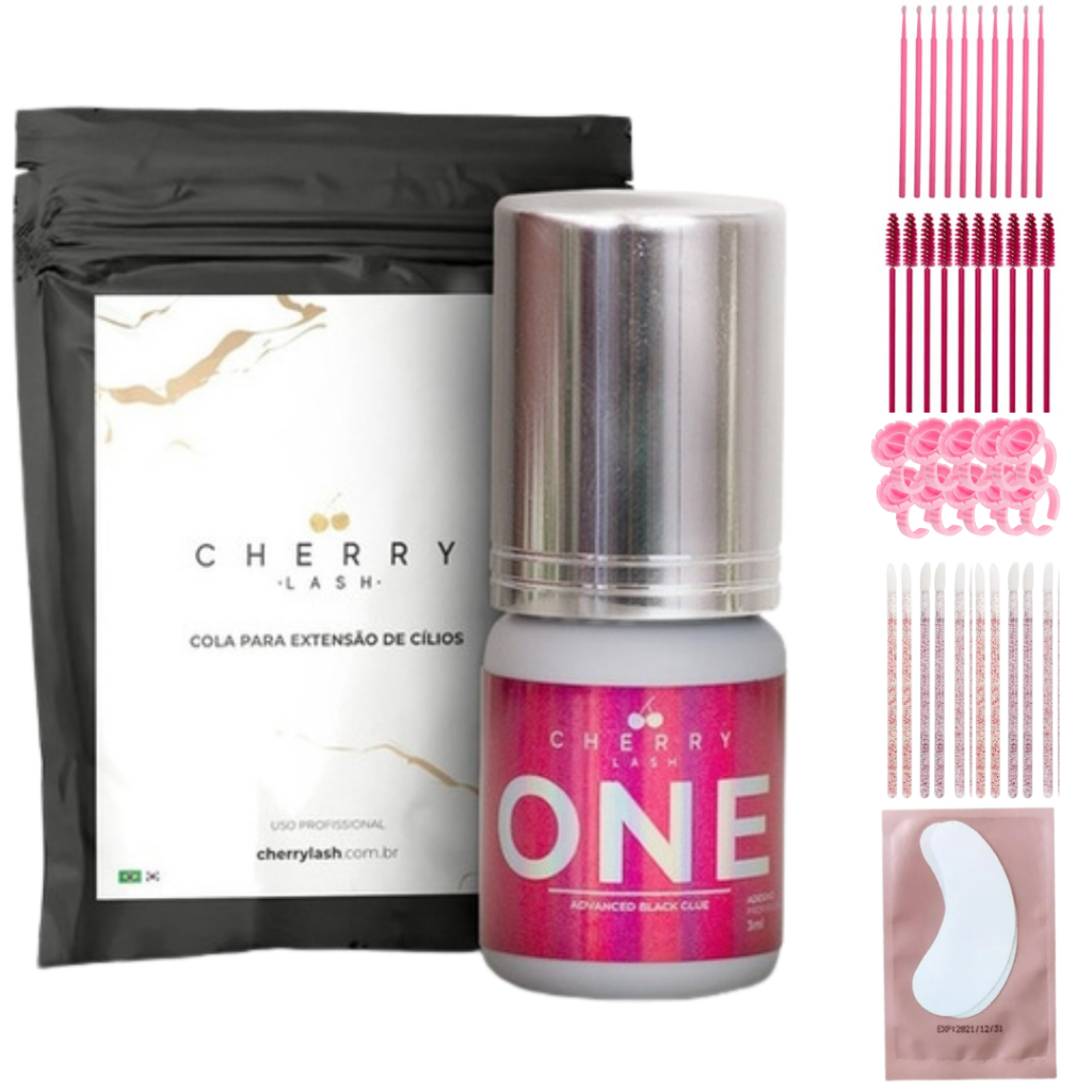 Cola One Cherry Lash Adesivo Para Alongamento e Extensão De Cílios Cola Adesivo One 3ml