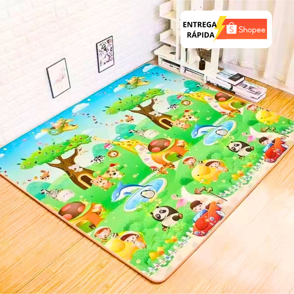 Tapete Térmico Atividades Bebê 90cm x 120cm Muito Macio Laune Haus