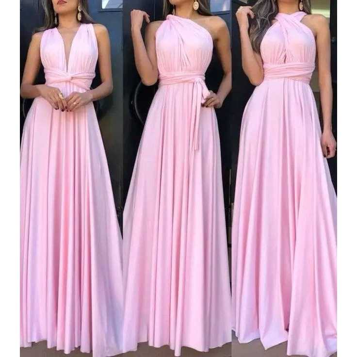 Vestido Multiuso Varias Formas de Usar  Madrinhas 