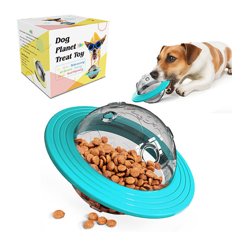 Comedouro Interativo Cachorro Disco Voador Brinque