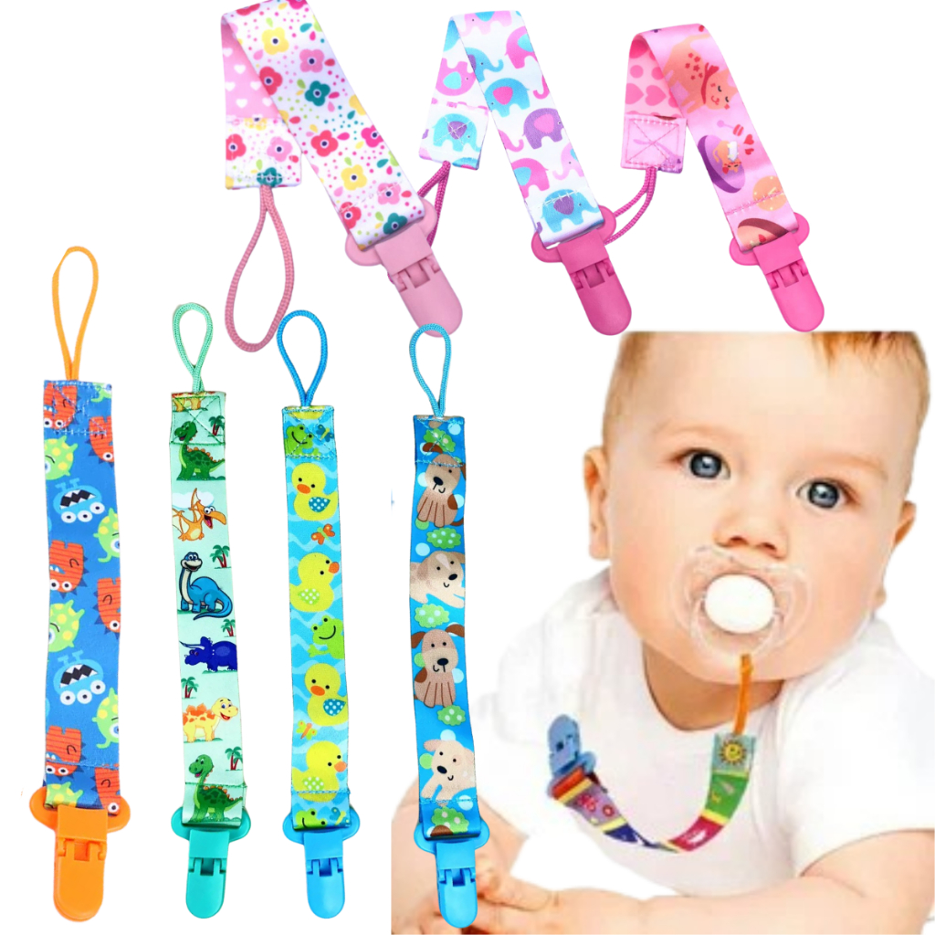 3 Prendedor De Chupeta Personalizado