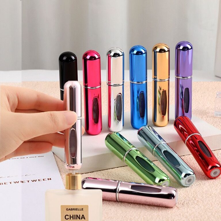 Kit 12 ou 6 Frasco de Perfume Recarregável 5ml Po