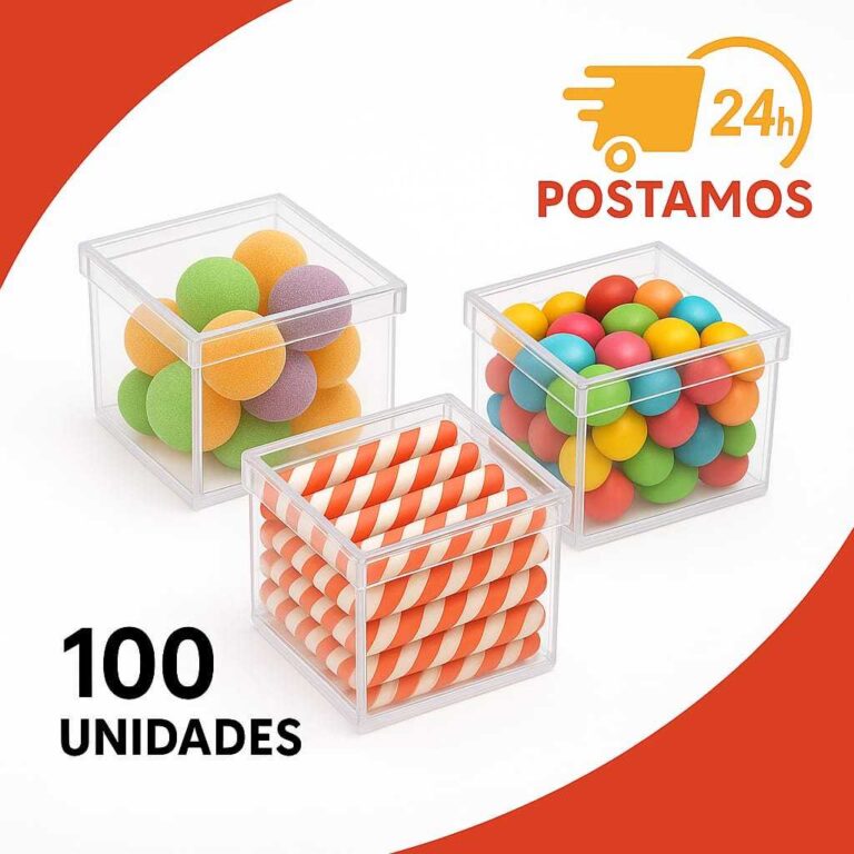 KIT 10/20/30/40/50 e 100 Caixinhas Acrílicas 5