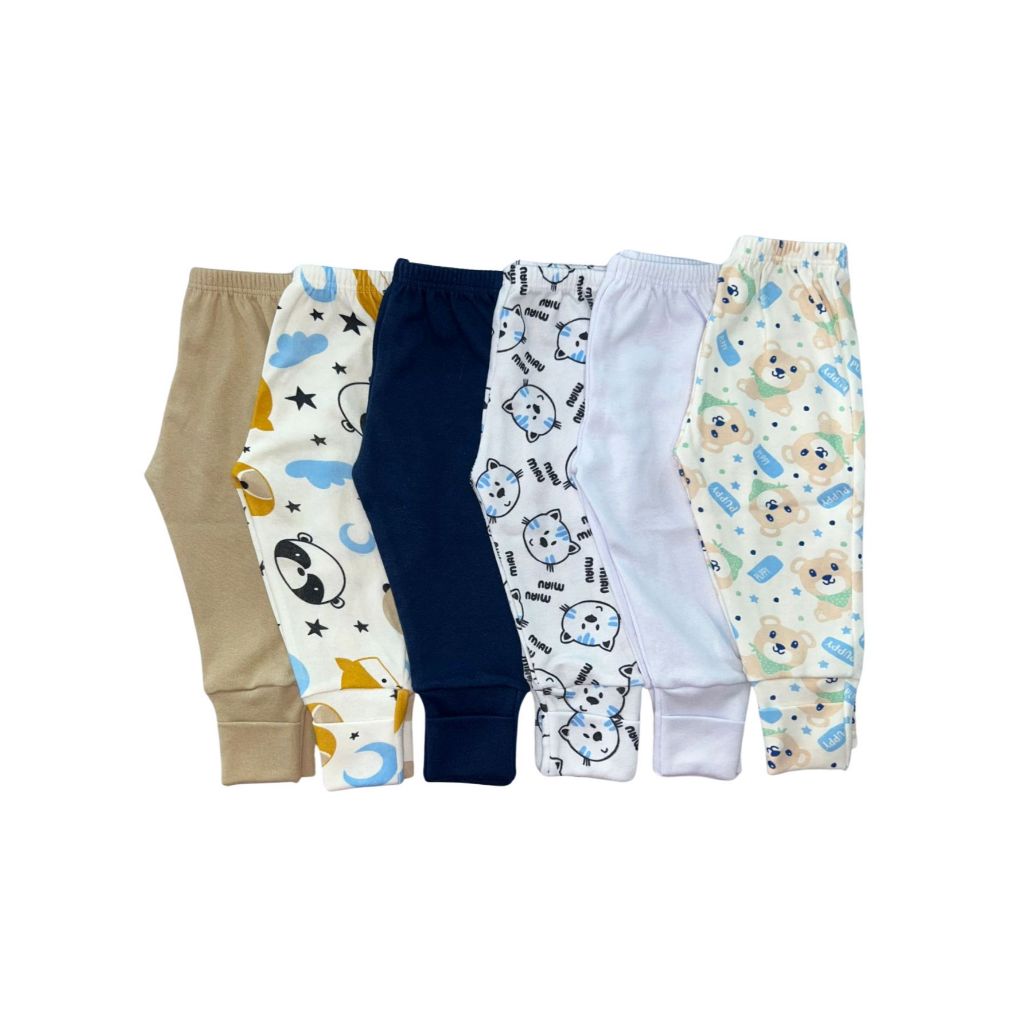 Kit Com 6 – Mijão Com Pé Reversível – 100% Algodão – Culote
