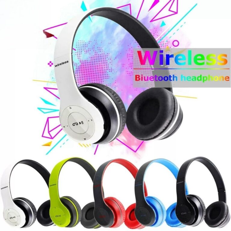 Fone P47 Headphone Sem Fio Estéreo Redução de R