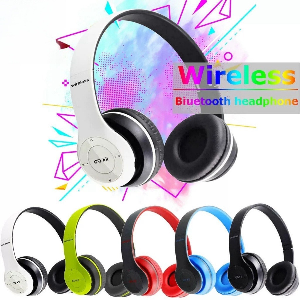 Fone P47 Headphone Sem Fio Estéreo Redução de Ruídos Bluetooth 5.0 Universal -W9/W10/X2