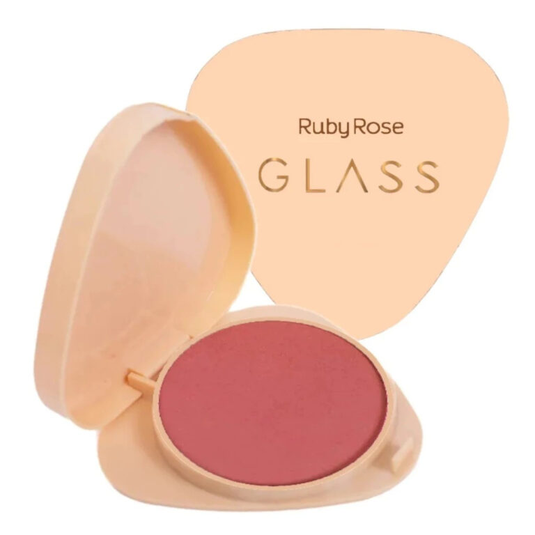 Blush Compacto Ultrafino Aveludado Glass by Ruby R