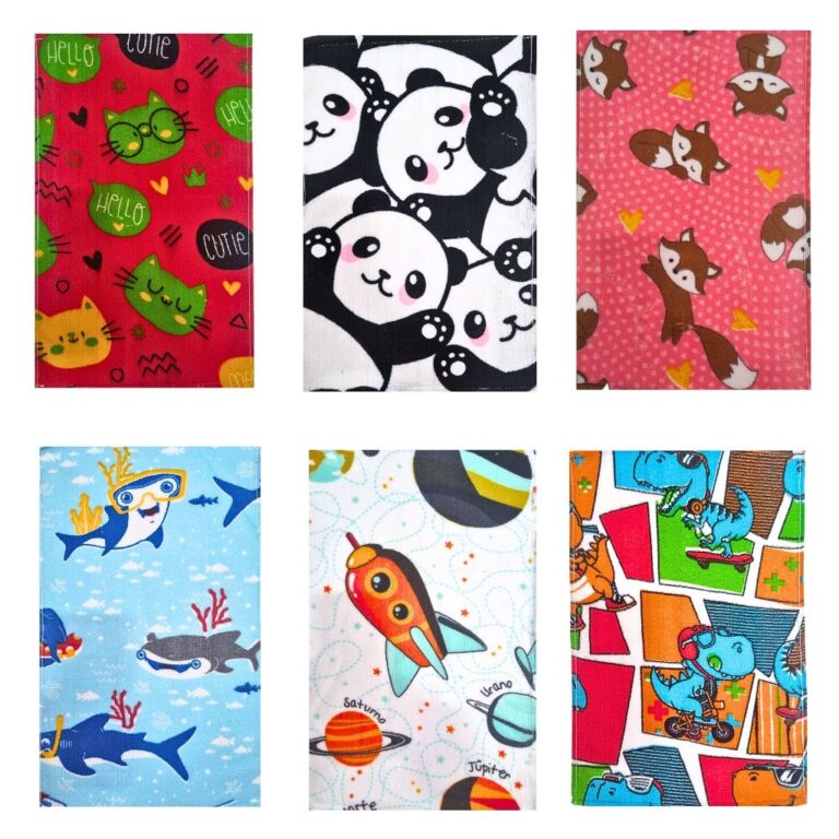 Kit 10 Toalhinhas De Mão Manicure Lavabo Escolar 