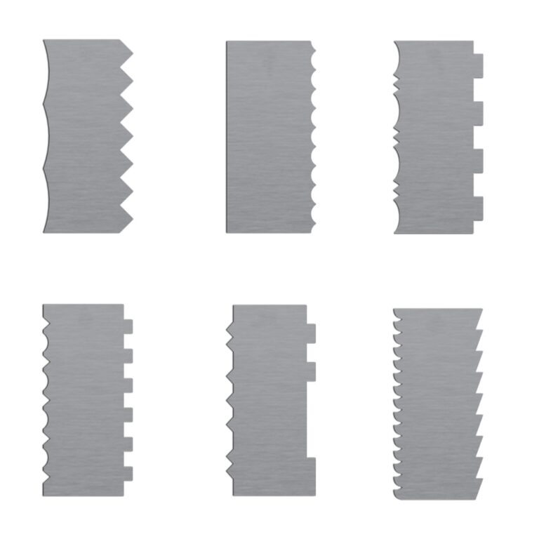 Kit Espátulas De Bolo 6 Uni 12 Modelos Diferentes