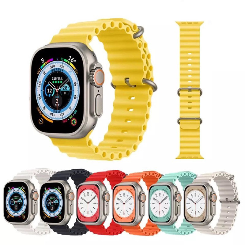 Pulseiras Oceano para smart watch Apple Watch Série 6 7 8 9 10 38/40/41/42/44/45/46/49mm