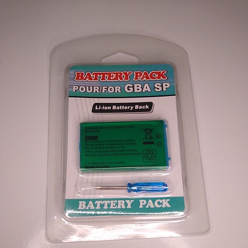 Bateria para Game Boy Advance Sp – GBA SP