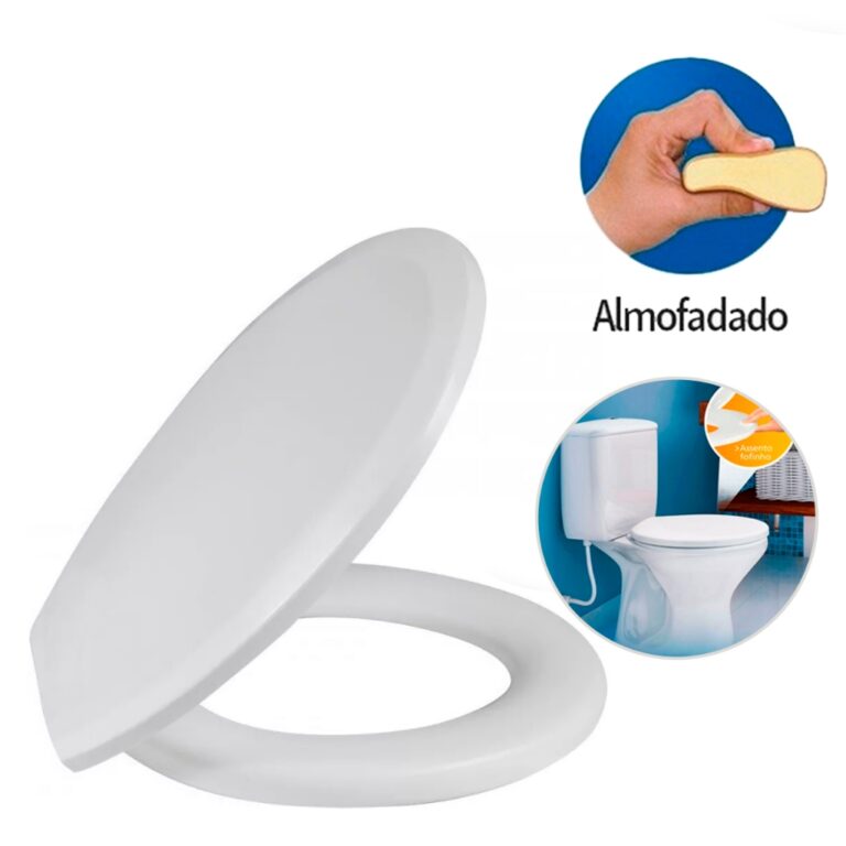 Assento Sanitário Almofadado Modelo PLUS SLIM Ova