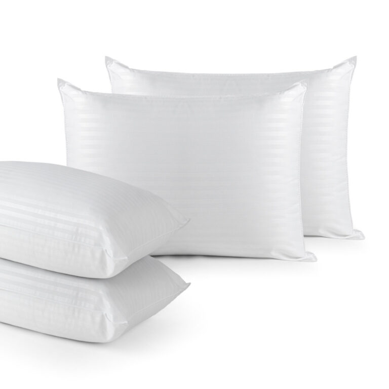 Kit Travesseiro Penas e Plumas de Ganso Para Cama 