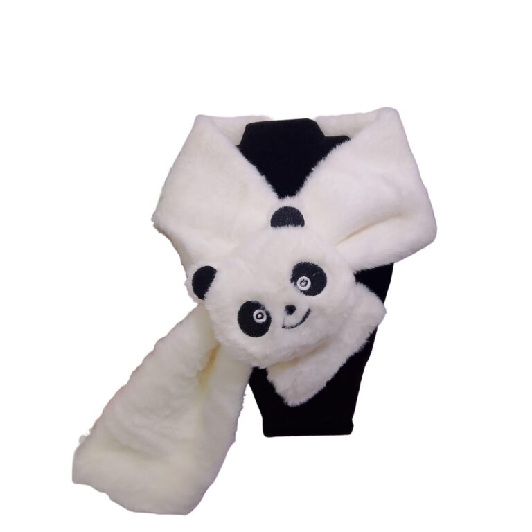 Cachecol infantil pelúcia com linha baby menina e
