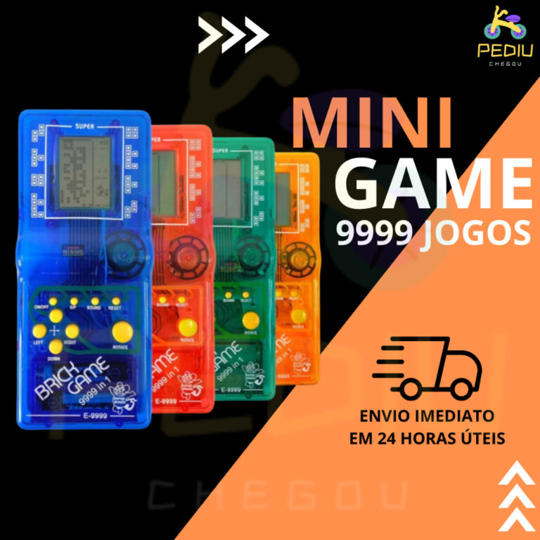 Vídeo Game Portátil 9999 Jogos em 1 – Mini