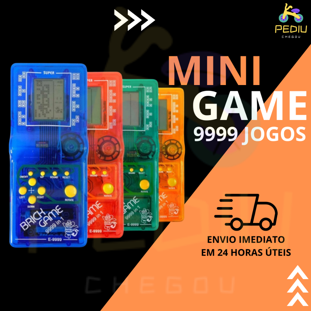 Vídeo Game Portátil 9999 Jogos em 1 – Mini Game Retrô