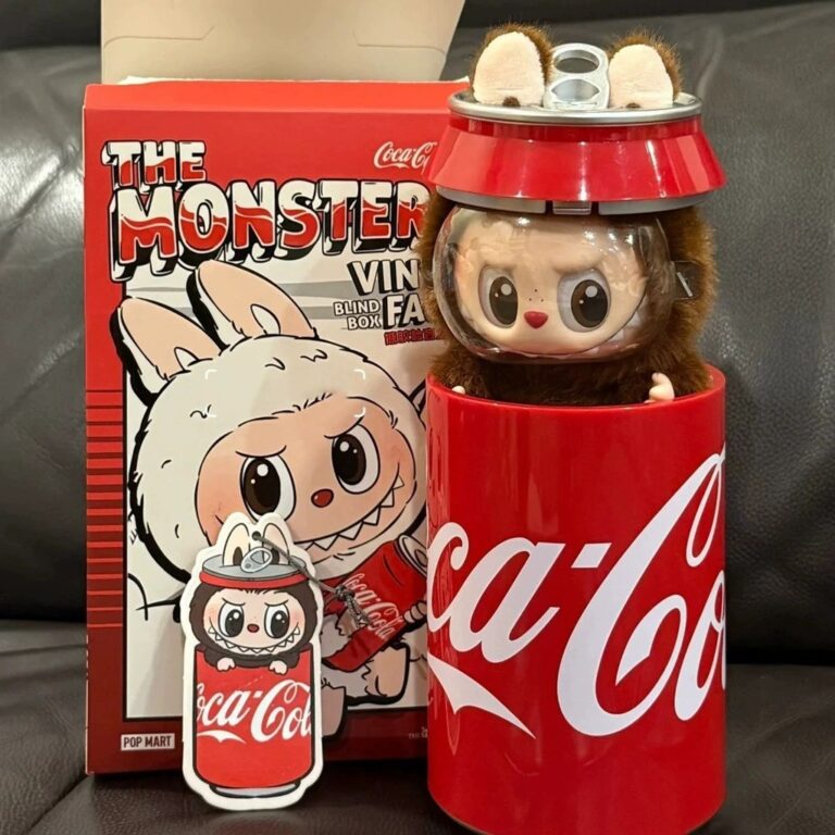 Labubu Coca-Cola Série Caixa Misteriosa Boneca Fe