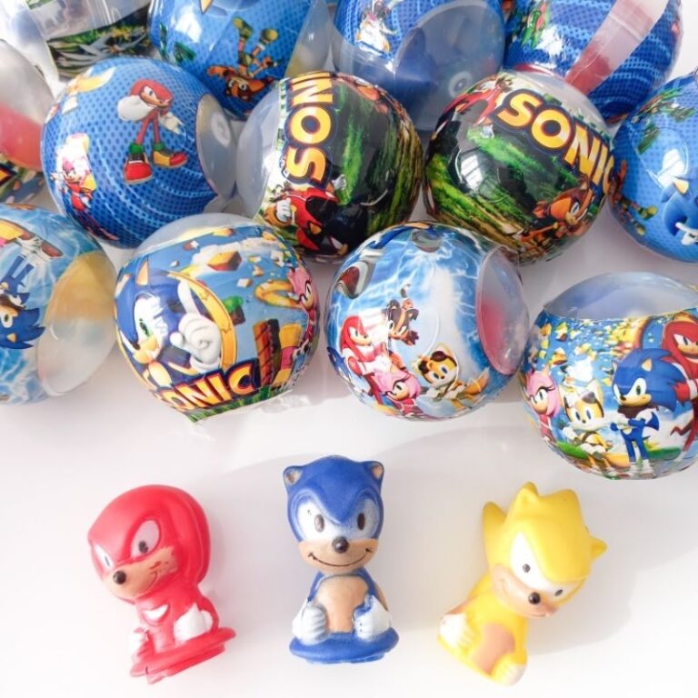 10/20/30/40 Capsula Bola Ouriço Azul Sonic Surpre
