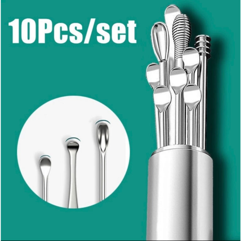 Kit 10 de limpeza de cera de ouvido multifuncional