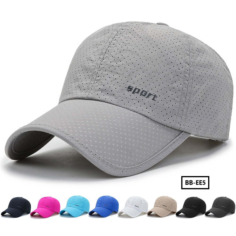 Boné Tactel Casual Respirável Baseball Secagem Rapido Spring Summer New Handsome Outdoor Sports