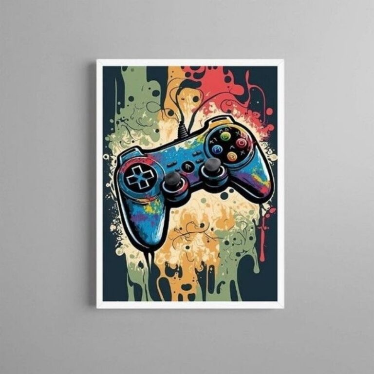 Quadro Controle de videogame