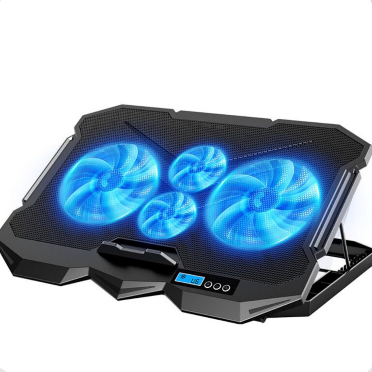 Suporte Notebook Gamer com 4 Coolers Luzes Ventoin