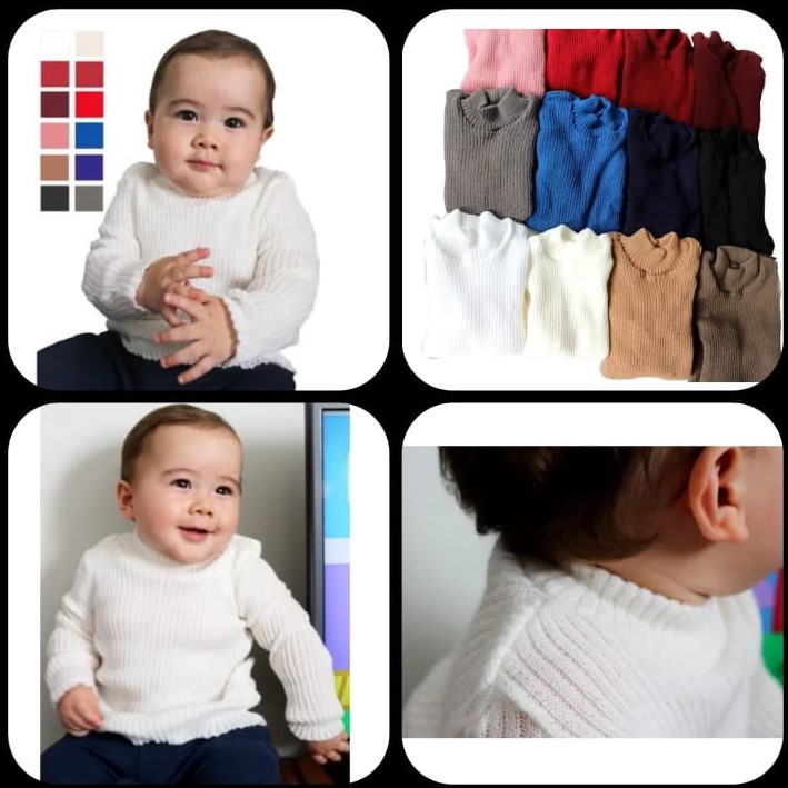 Kit 2 Lindas Cacharrel Blusa De Lã Canelada Inver