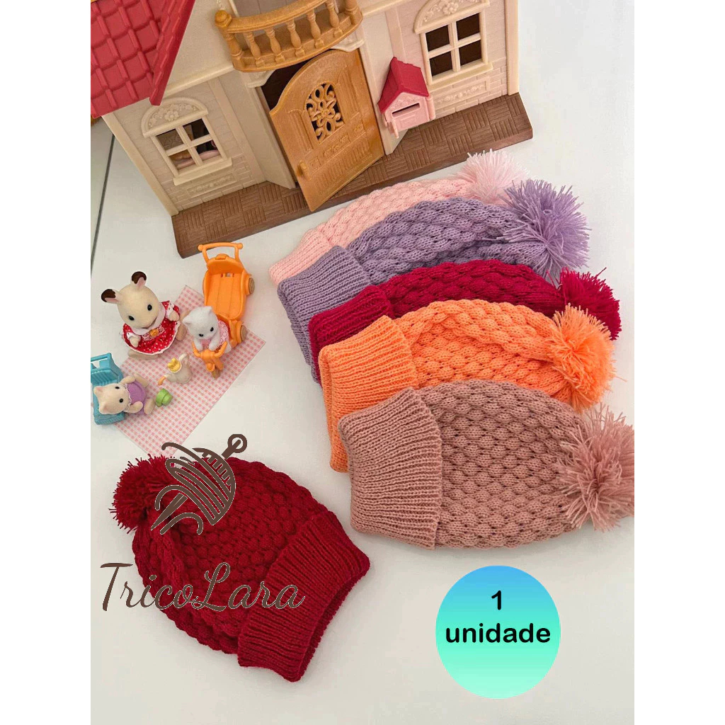 Touca para Bebê vários tamanhos 0 a 12 meses