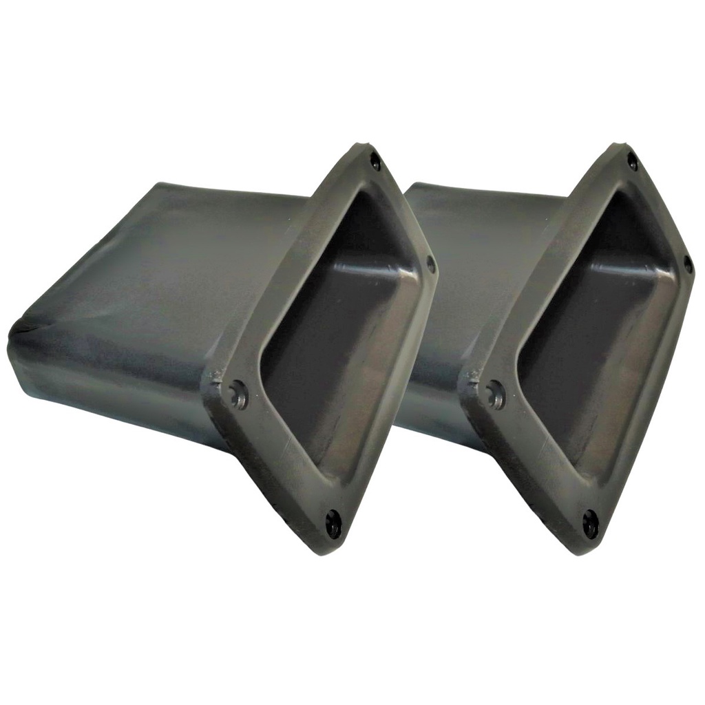 Kit 2 Alça Para Caixa Acústica Pequena Plastico Som Profissional Resistente Permak Embutida Reforçad