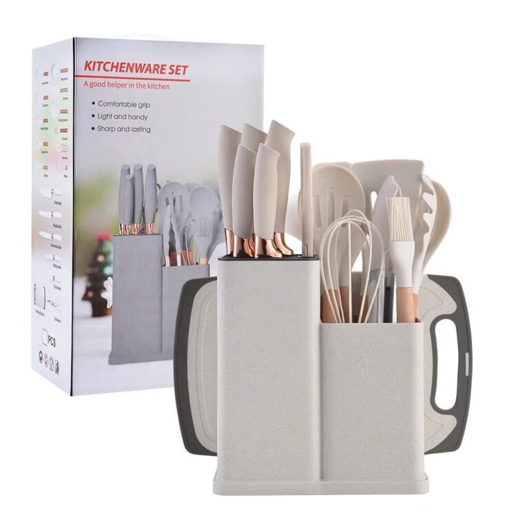Kit Completo 19 Peças Utensílios Luxo De Silicon
