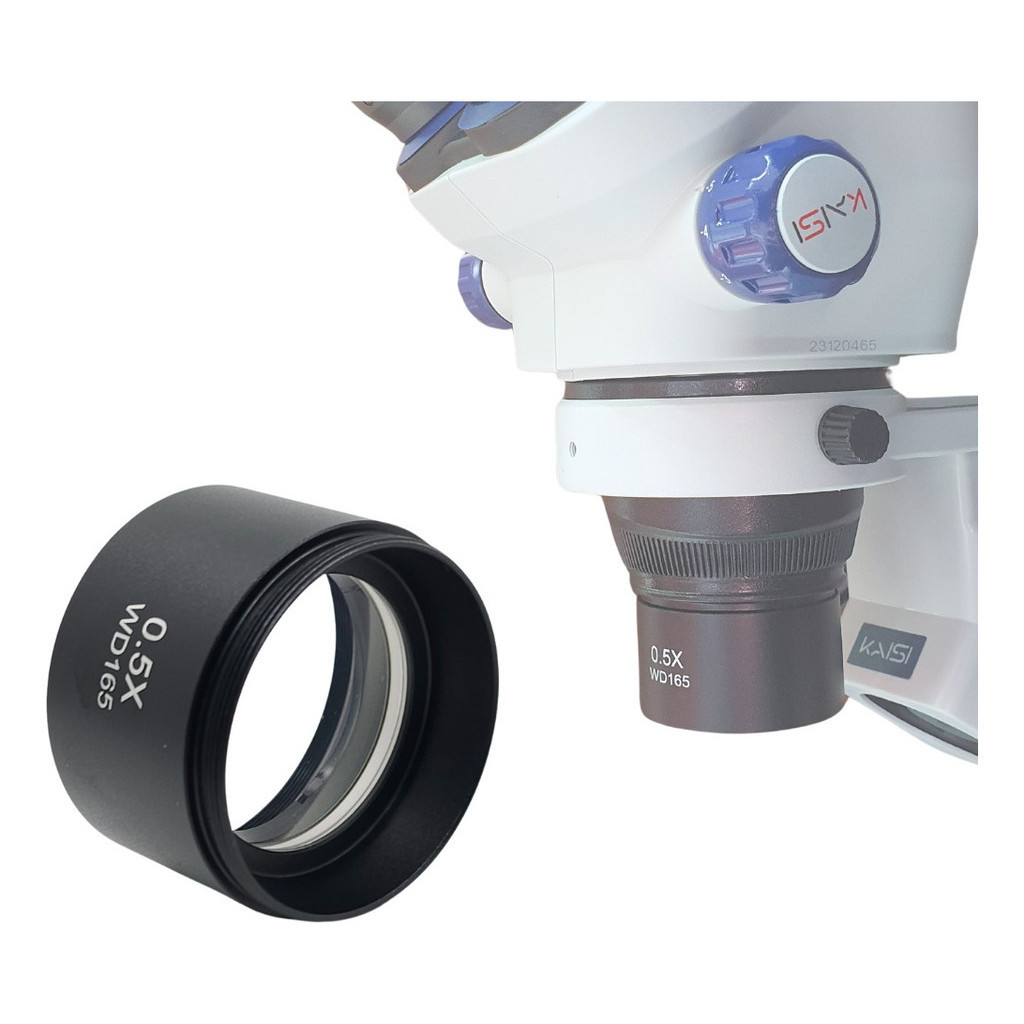 Lente 0.5x Auxiliar Para Microscópio Wd165 Trinocular Binoc