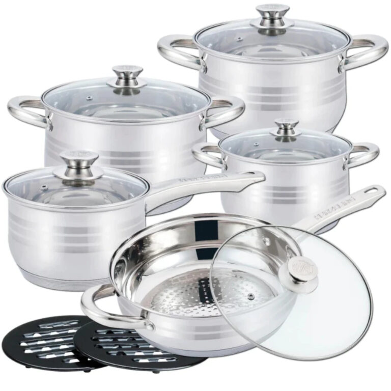 Jogo de Panelas 19 Peças Aço Inox Original + Ace
