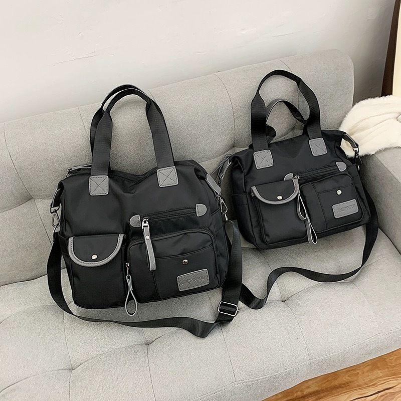 Bolsa de ombro feminina de nylon mais vendida, bolsa transversal de grande capacidade