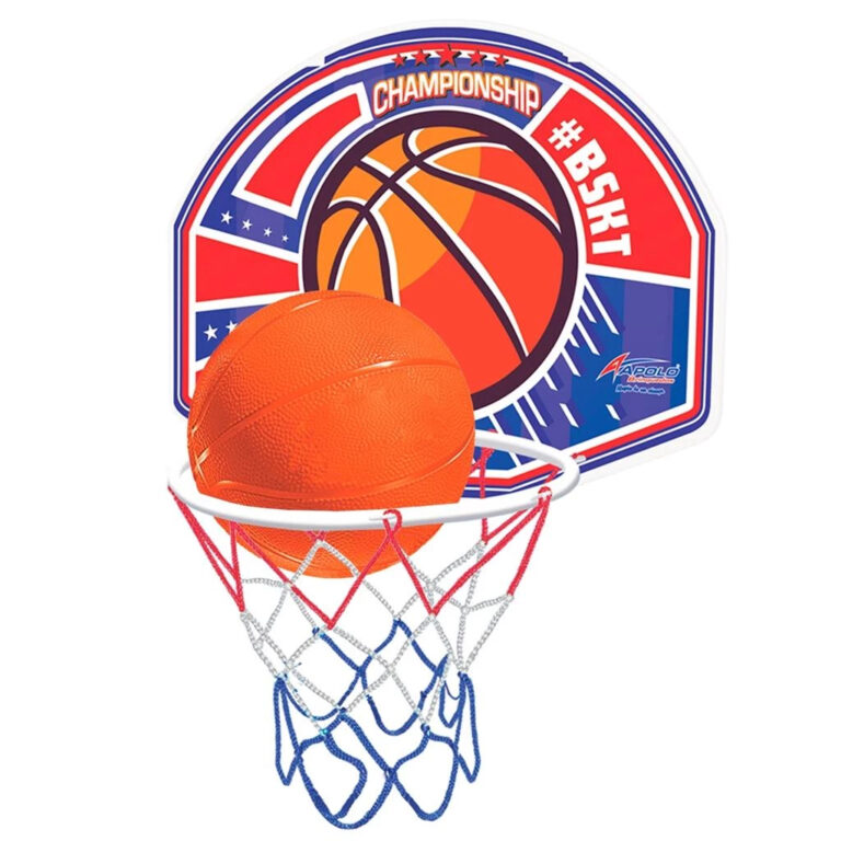 Kit Tabela De Basquete Cesta Infantil Bola Aro E R