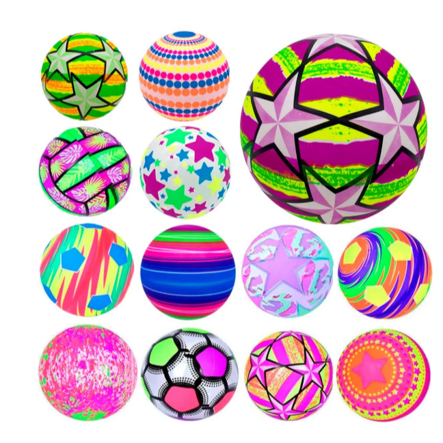 kit 10/20/30pecas Bola De Praia Vinil Inflavel Inf