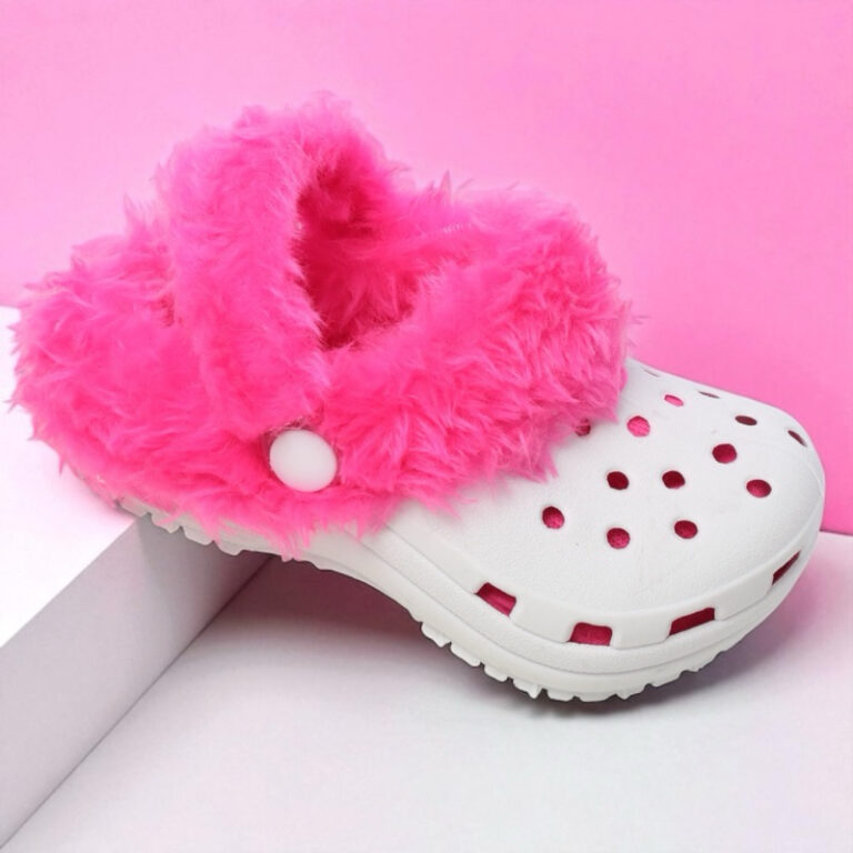 Pantufa infantil babuche pelinho bota menina antid